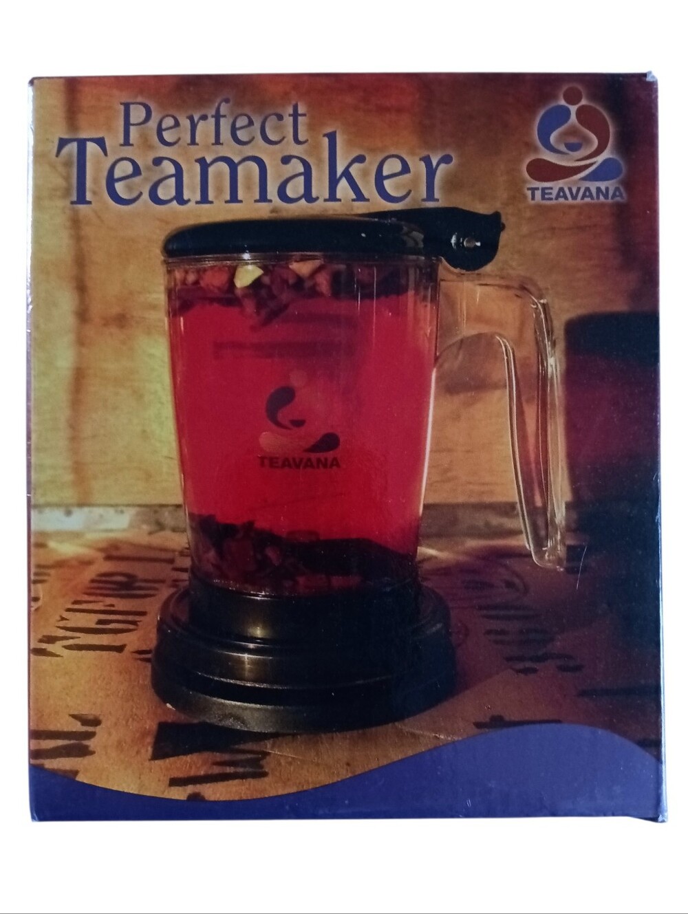 Teavana Perfect Teamaker For Brewing Loose Tea 16 Oz Black New In Box - Picture 2 of 6